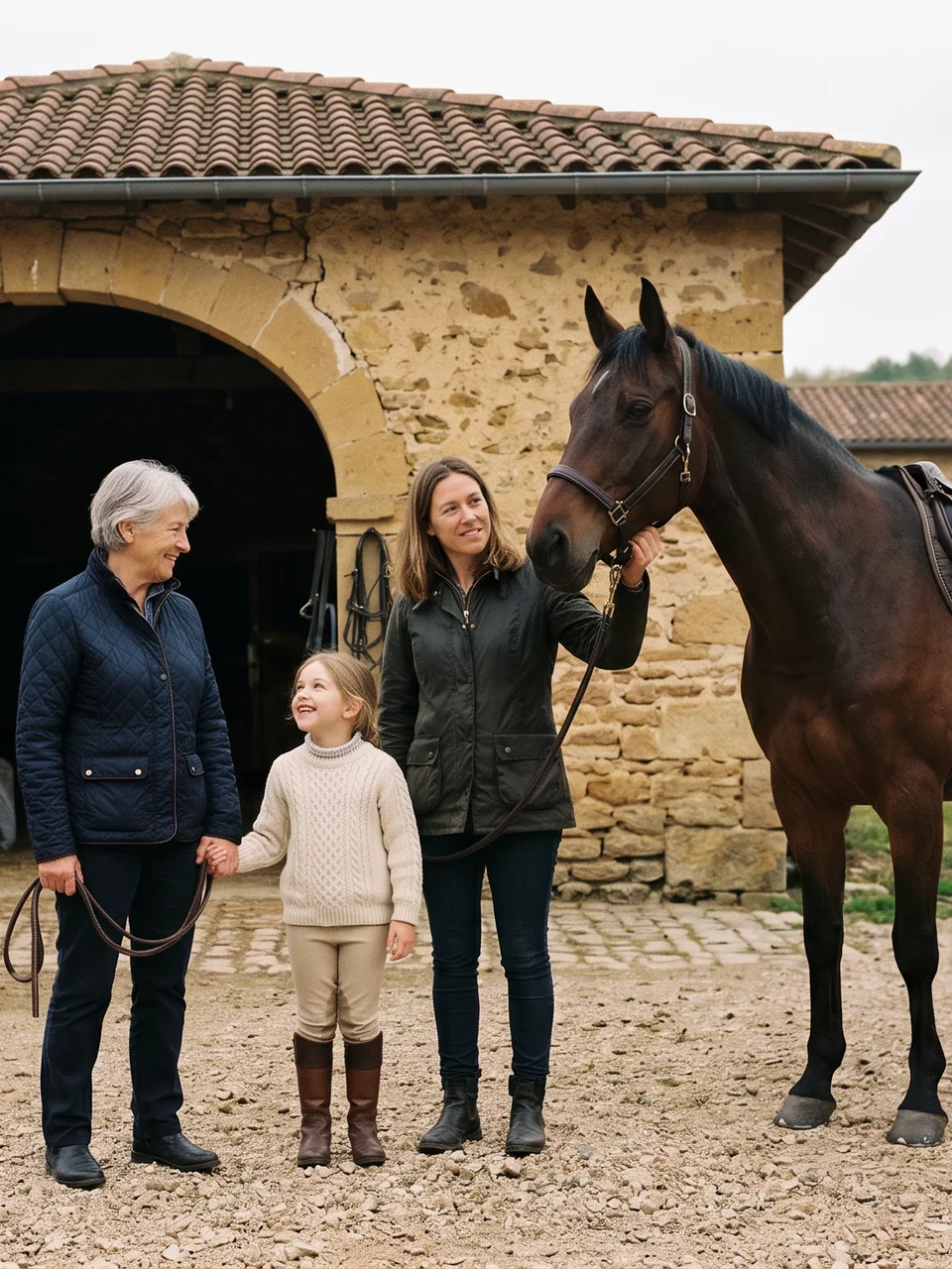 L'équipe, Les Écuries de la Quintillière, centre équestre à Chabanière