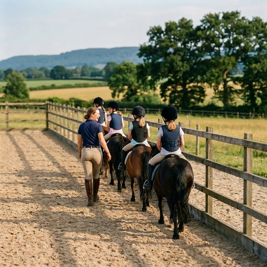 Cours de poney à Chabanière, Rhône